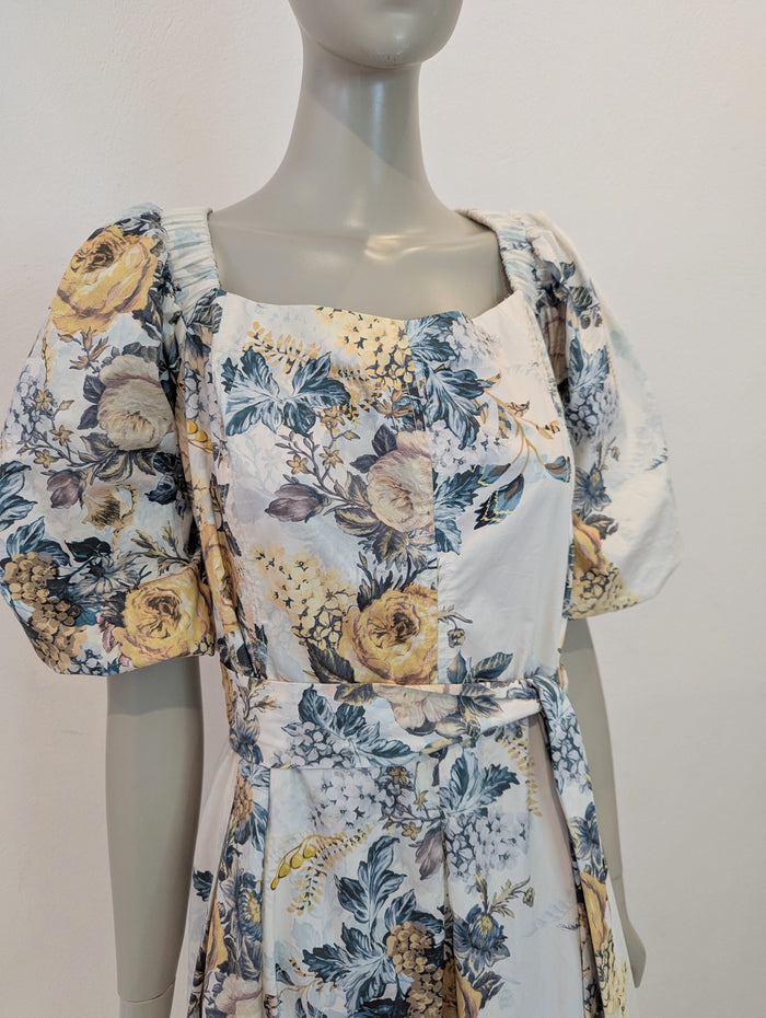 Karen Millen x Lydia Millen floral sateen dress 22 NWT RRP £159