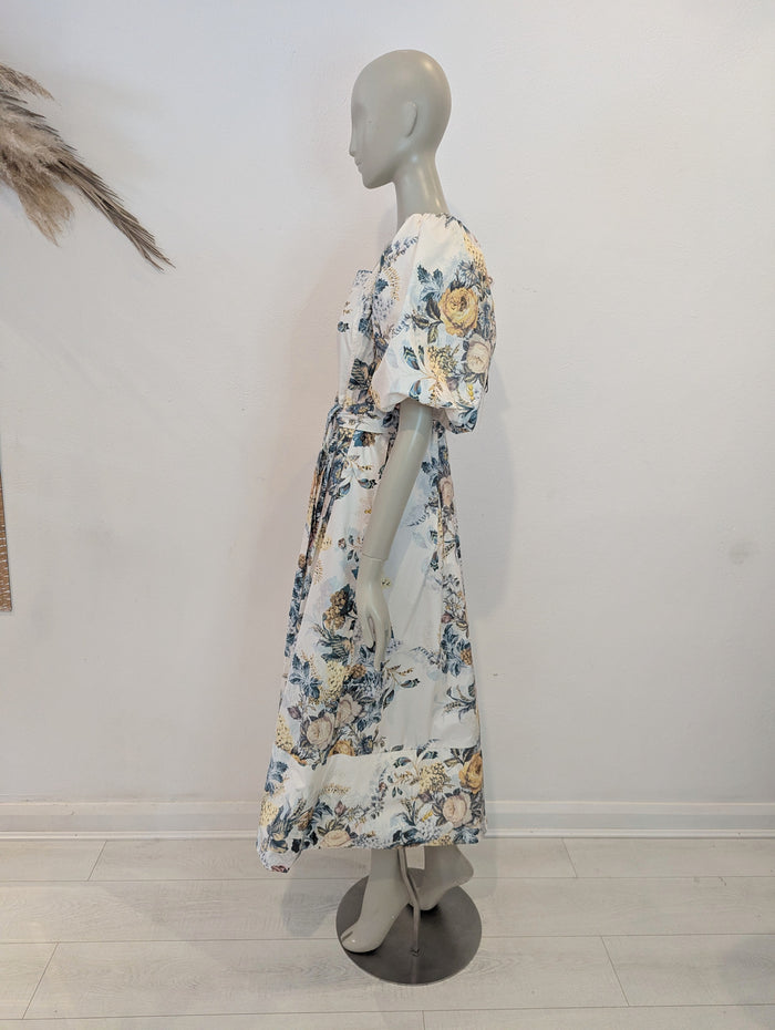 Karen Millen x Lydia Millen floral sateen dress 22 NWT RRP £159