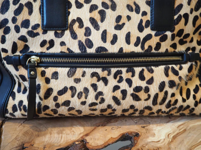 Kate Spade Leather Leopard pony Hair Bag *AS IS