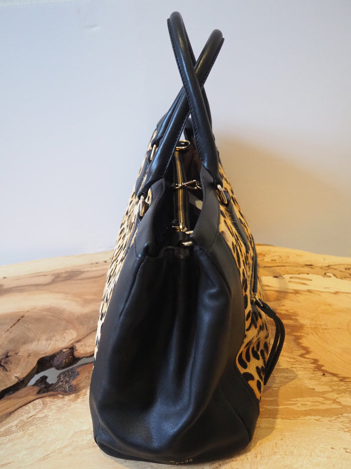 Kate Spade Leather Leopard pony Hair Bag *AS IS
