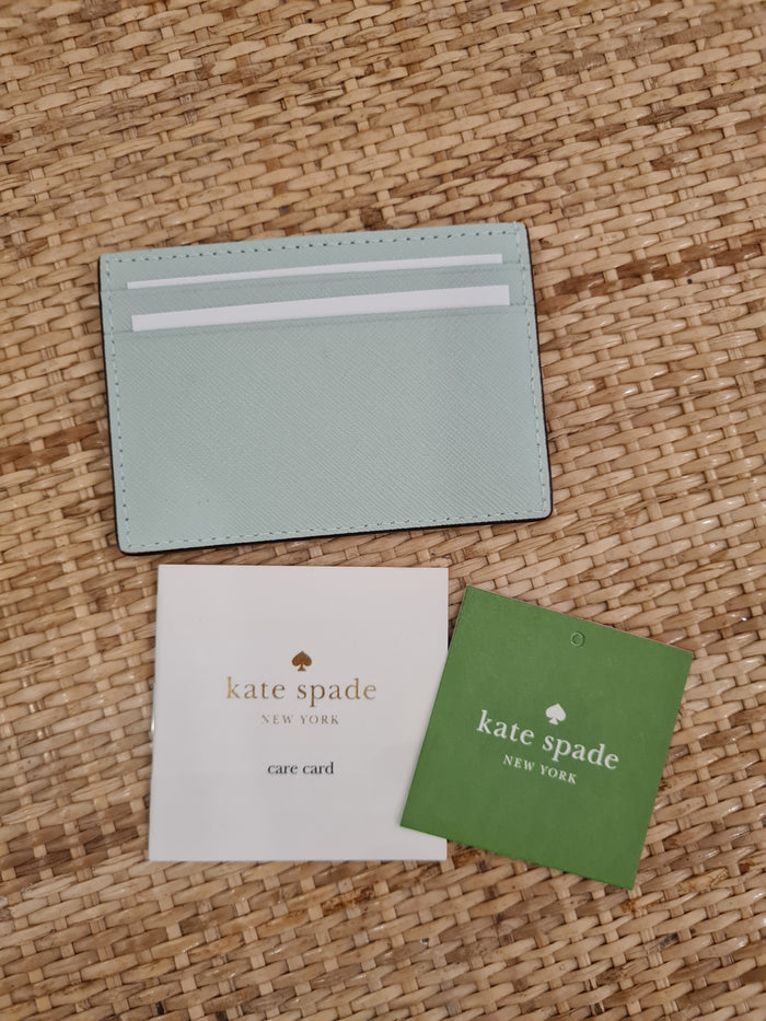 Kate Spade Mint Card Holder (New)