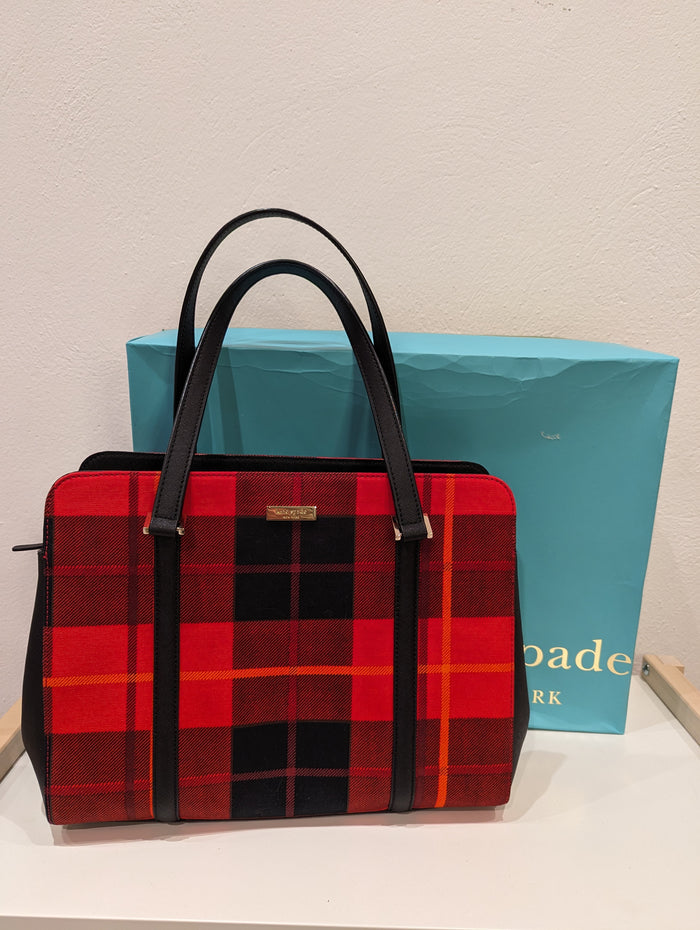 Kate Spade Red Check Bag