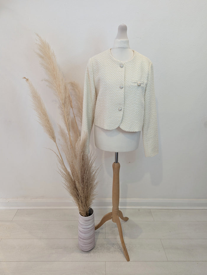 Kaycee Daisy Button Jacket S/M