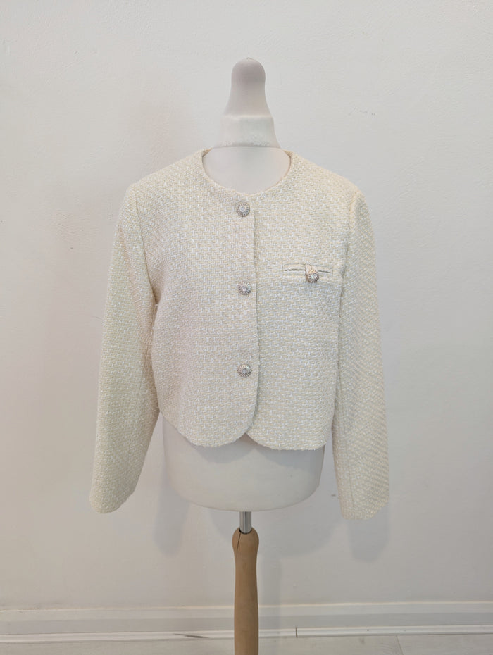 Kaycee Daisy Button Jacket S/M