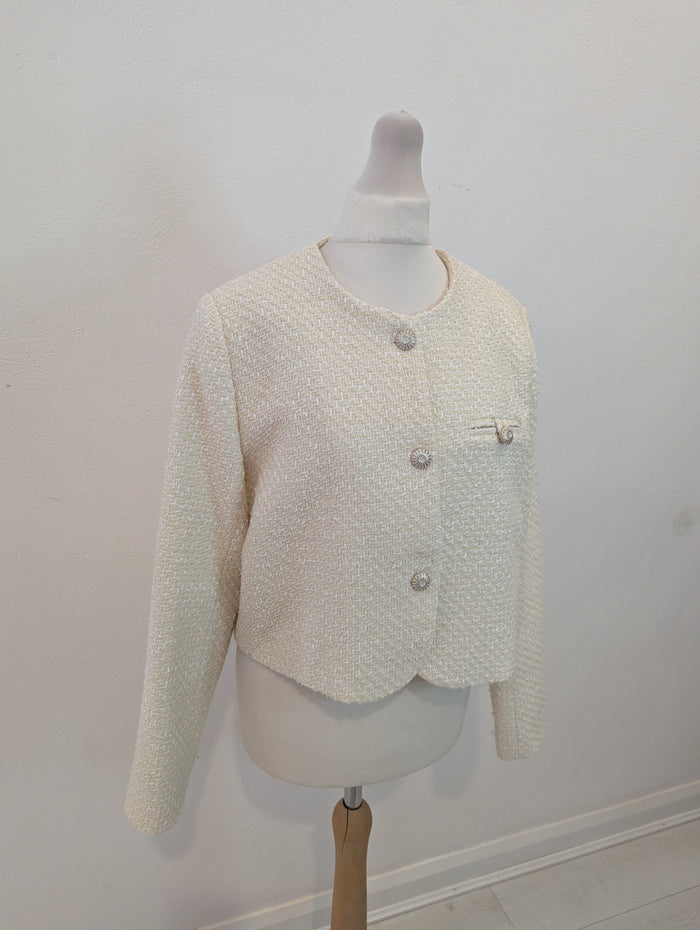 Kaycee Daisy Button Jacket S/M