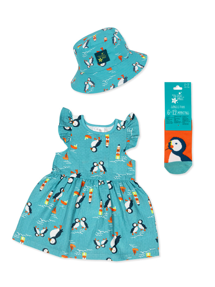 Kenzie the Puffin Summer Dress Gifting Set