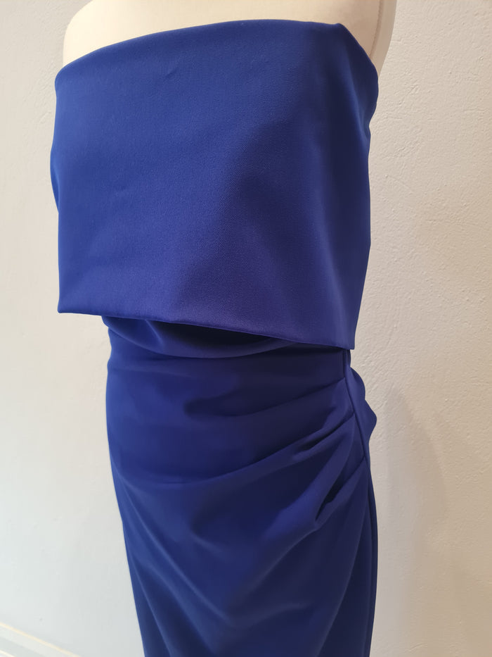 Kevan Jon Cobalt Blue Off Shoulder Dress 4