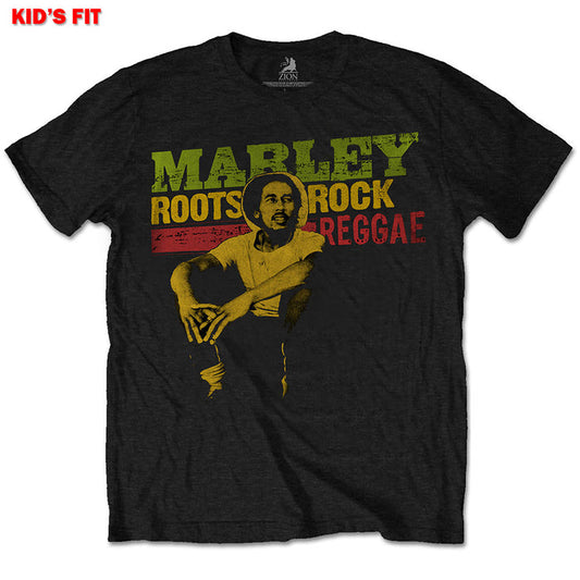 Kids Bob Marley T-shirt - Roots, Rock, Raggae Amplified