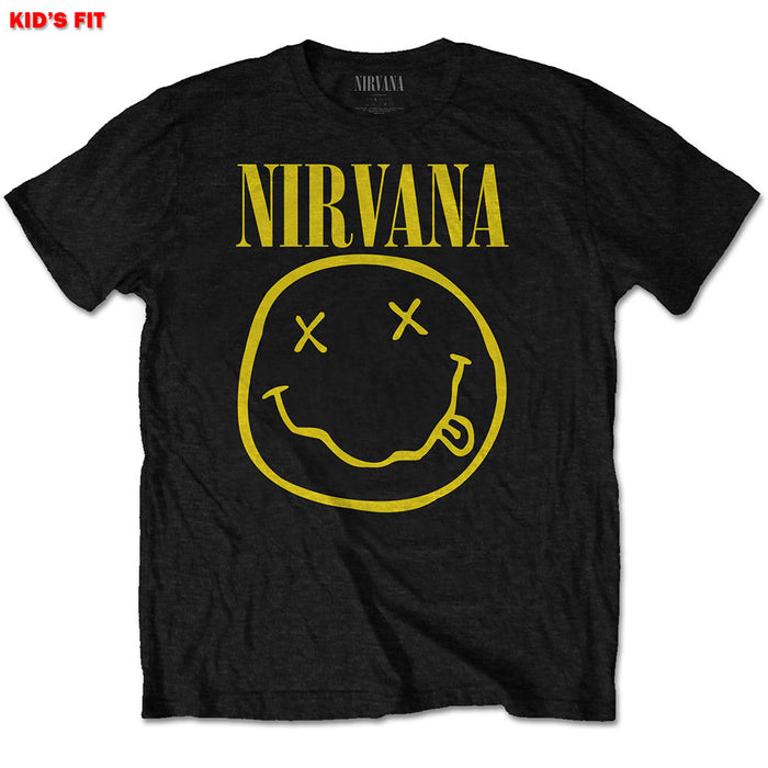 Kids Nirvana T-shirt - Smiley Face Rock Off
