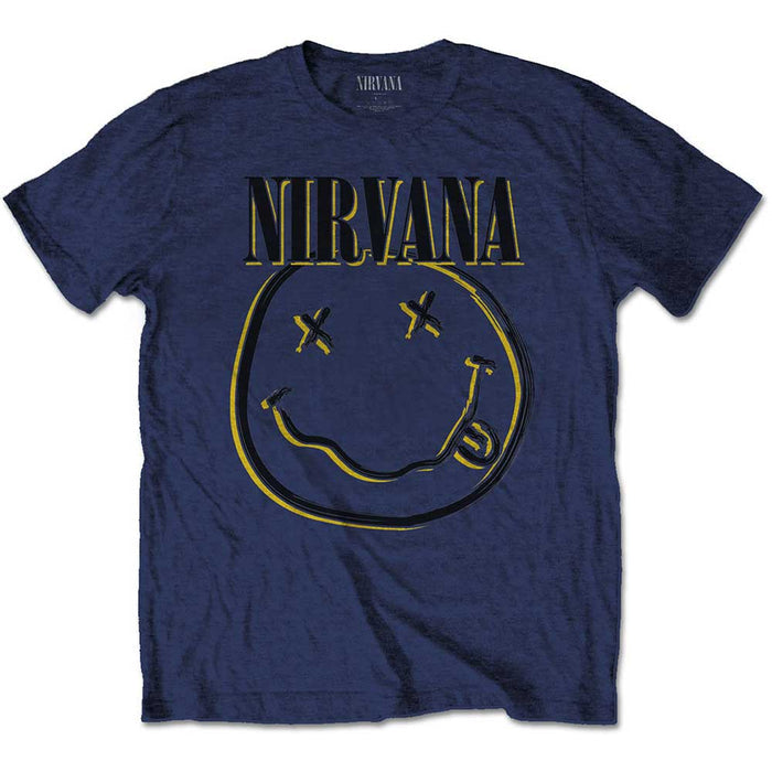 Kids Nirvana T-shirt -Inverse Smiley Rock Off