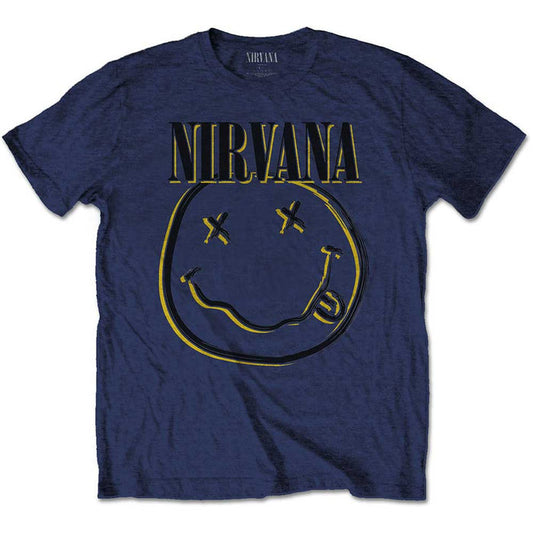 Kids Nirvana T-shirt -Inverse Smiley Rock Off