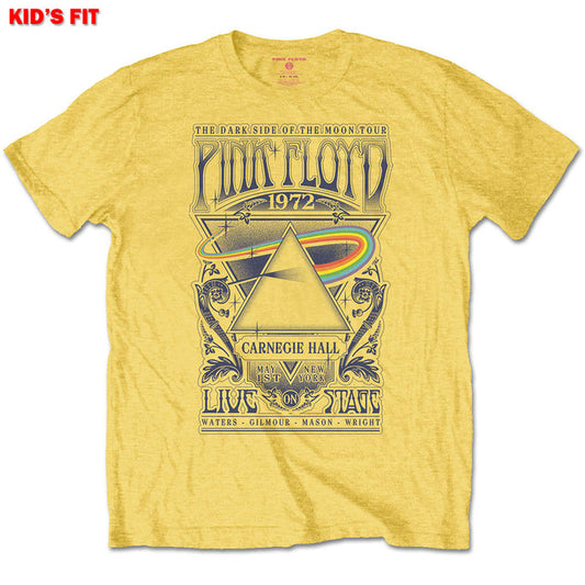 Kids Pink Floyd T-Shirt - Carnagie Hall Poster Rock Off