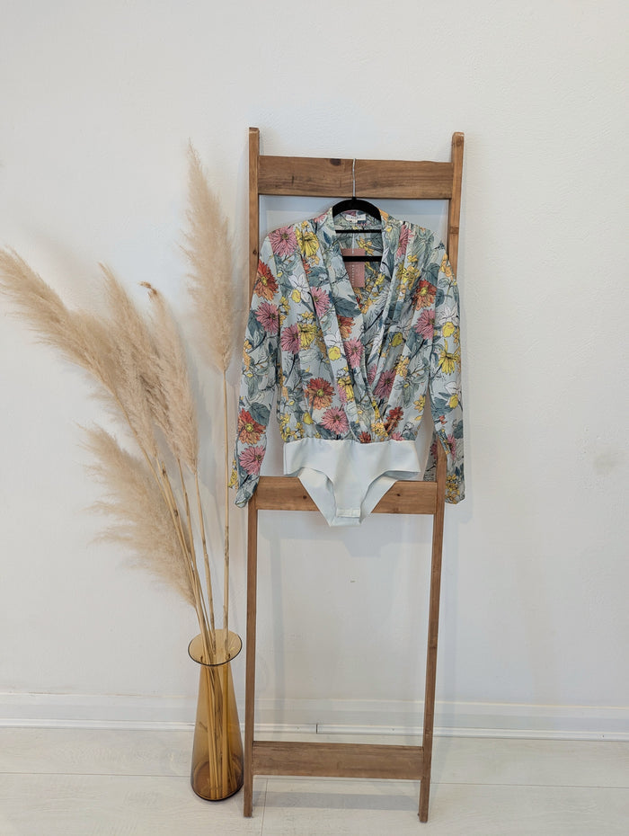 Kilky Paris Floral Bodysuit M/ L