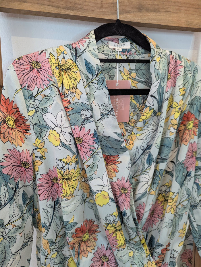 Kilky Paris Floral Bodysuit M/ L