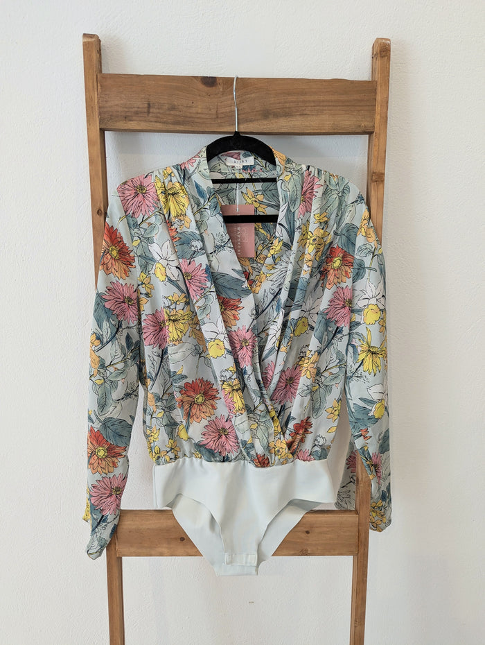 Kilky Paris Floral Bodysuit M/ L
