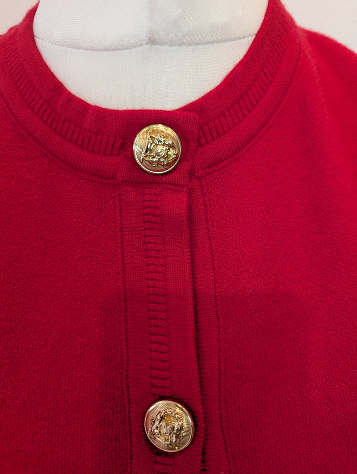 Kilky Red Knit Waistcoat 6-14 RRP £49.99