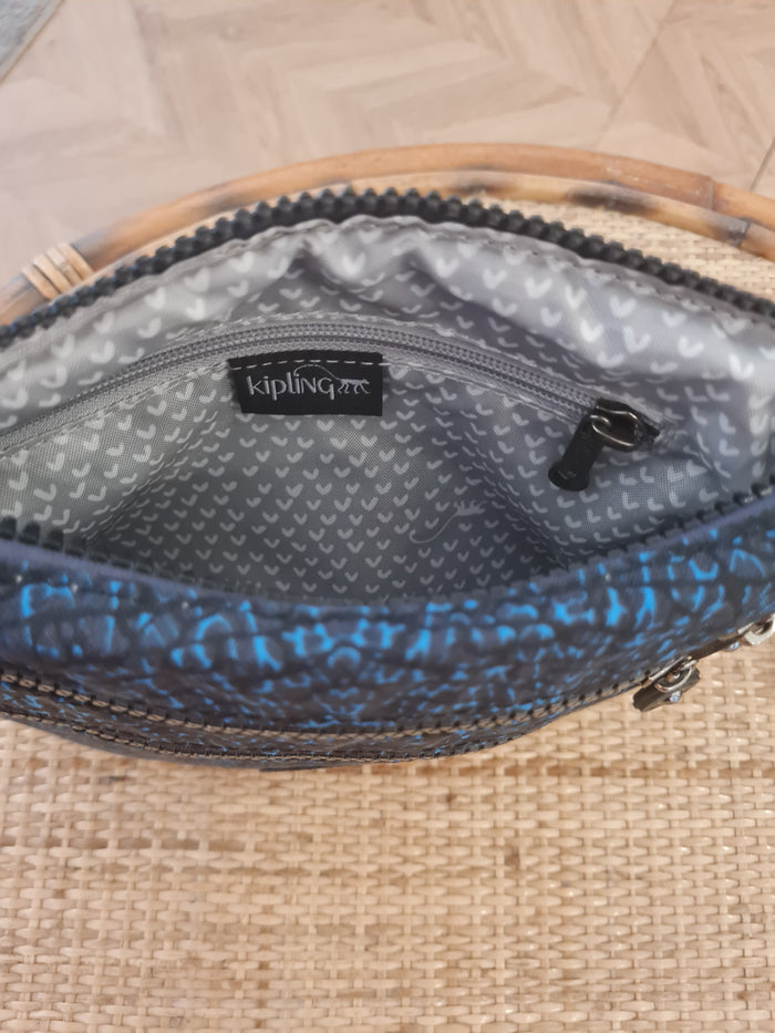 Kipling blue mini Alvar NEW & purse