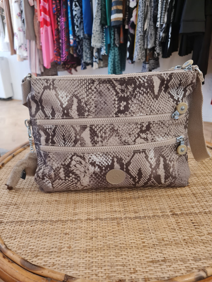Kipling snake print Alvar bag