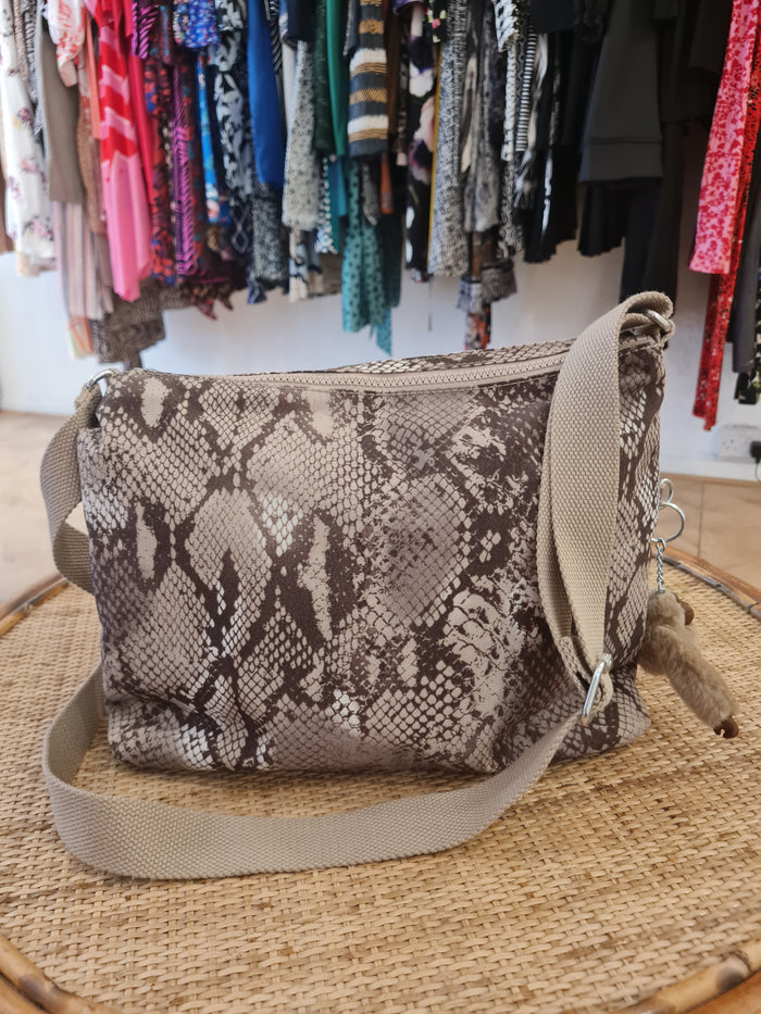 Kipling snake print Alvar bag