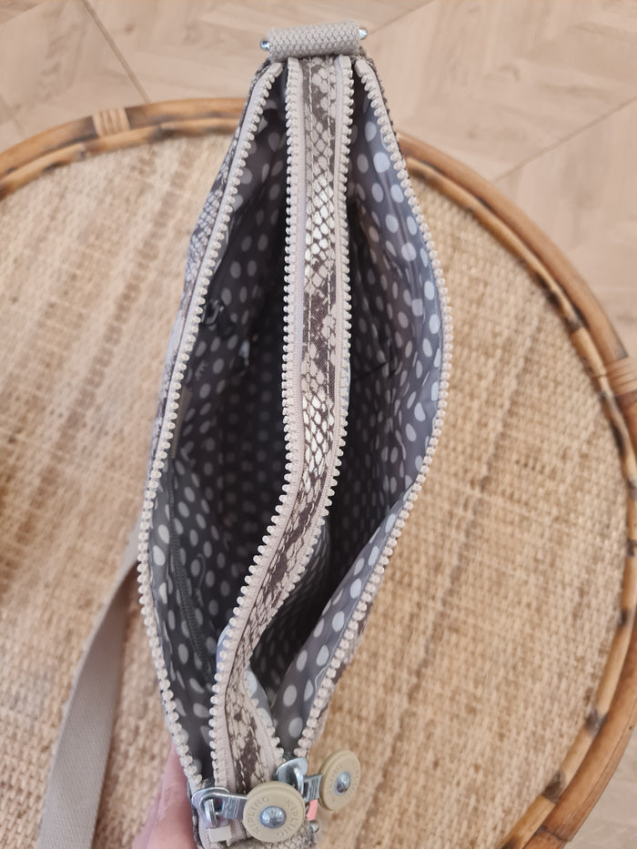 Kipling snake print Alvar bag
