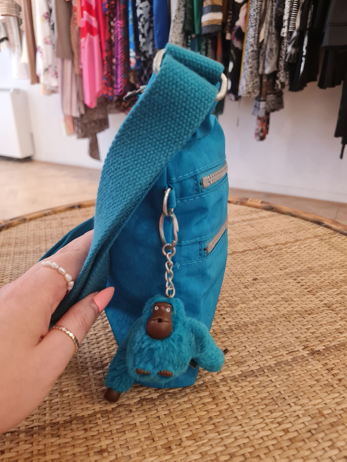 Kipling teal Alvar bag