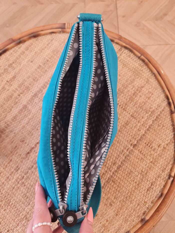 Kipling teal Alvar bag