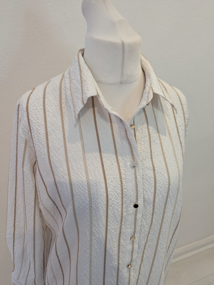 Klass white stripe shirt 14