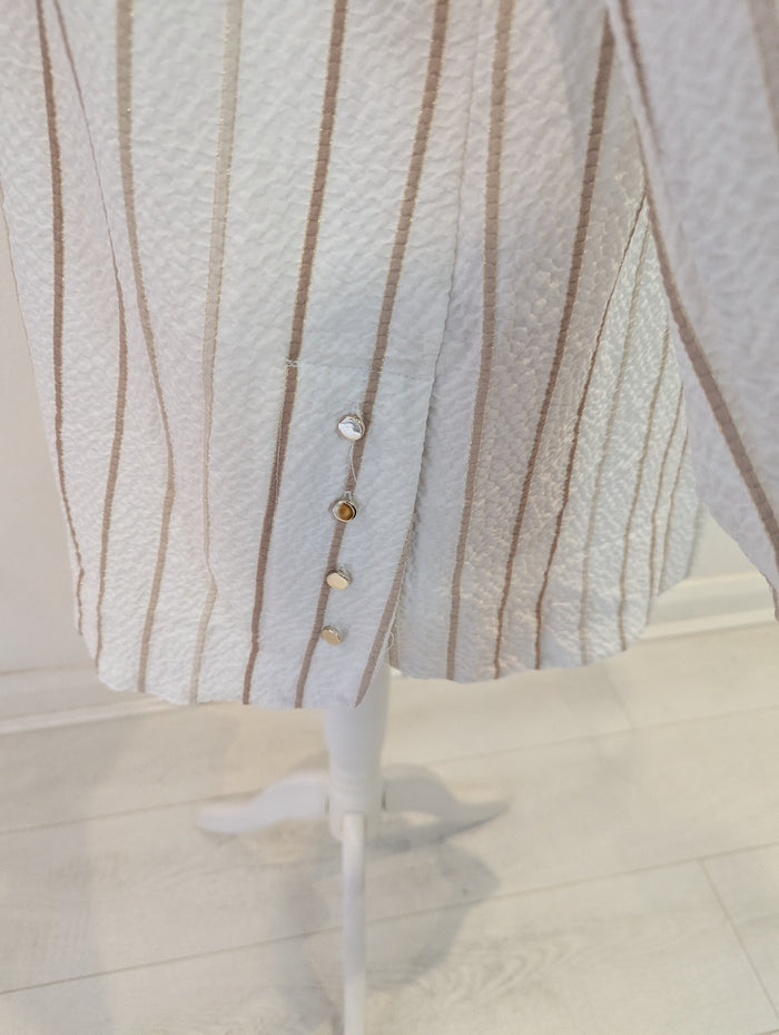 Klass white stripe shirt 14