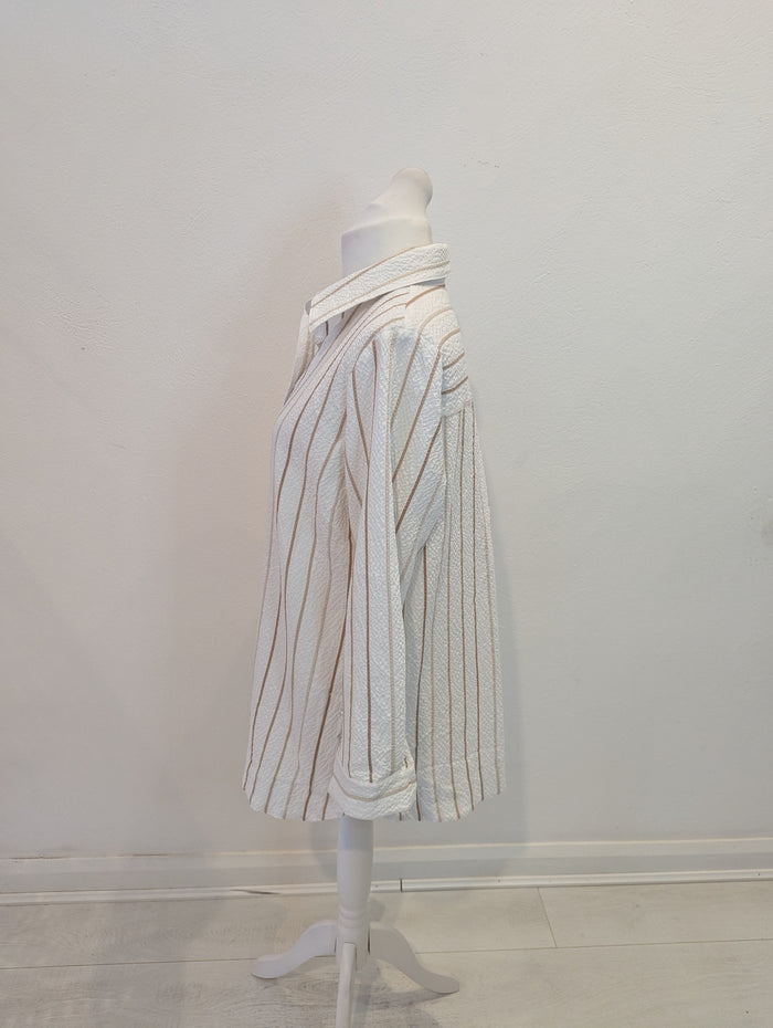 Klass white stripe shirt 14