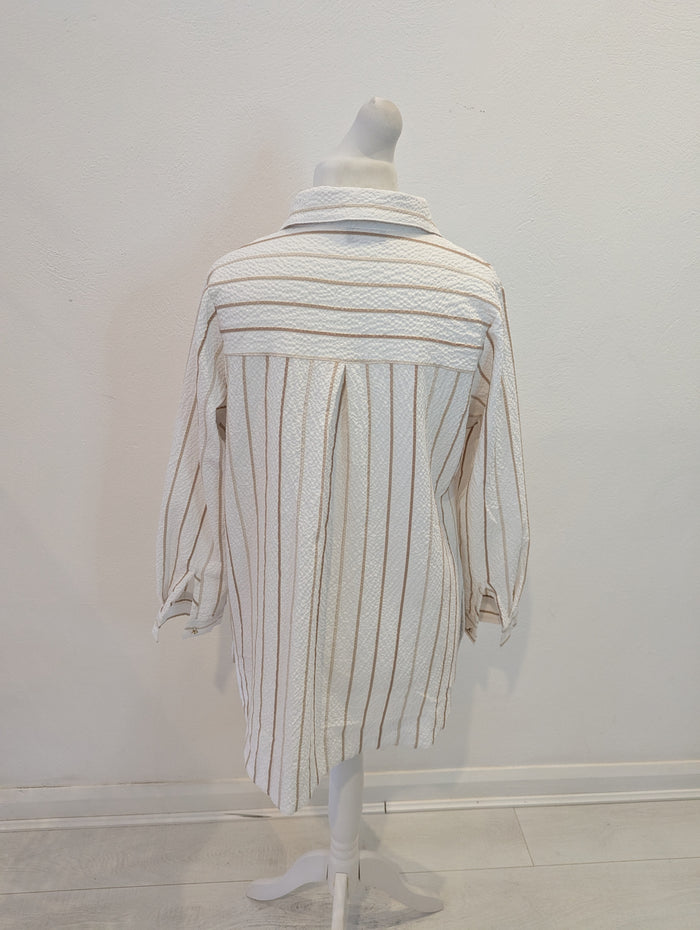 Klass white stripe shirt 14