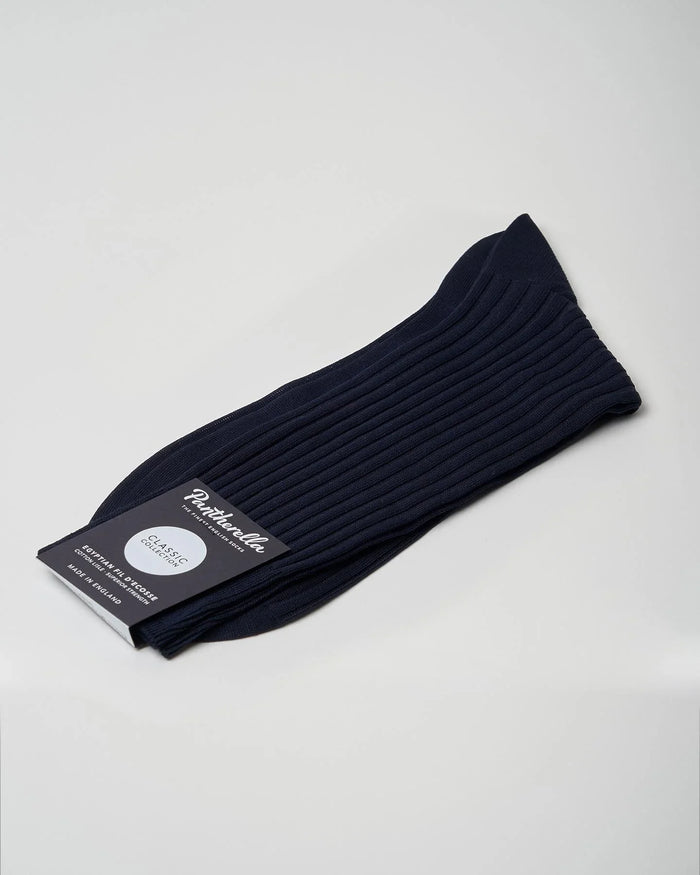 Pantherella - Sock | Danvers | Fil d'Ecosse | Navy - Socks & Footlets