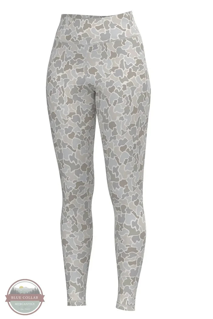LG Leggings 2.0 in Forest Camo Saltwater by Local Girl Outfitters front view