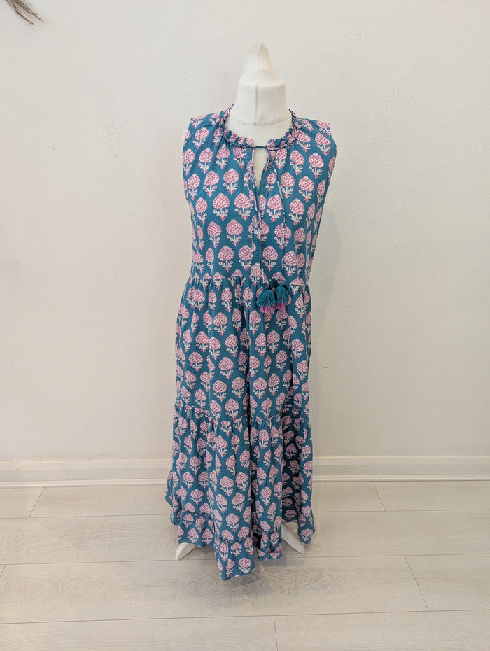 La Mandarine Teal & Pink Maxi S/M