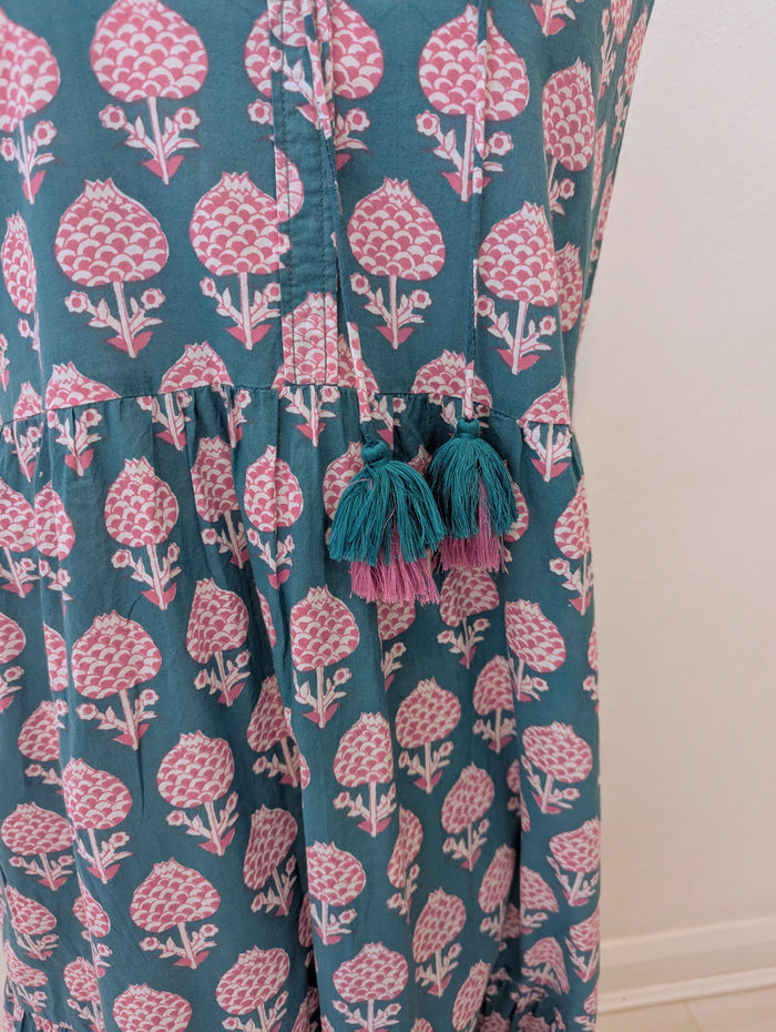 La Mandarine Teal & Pink Maxi S/M