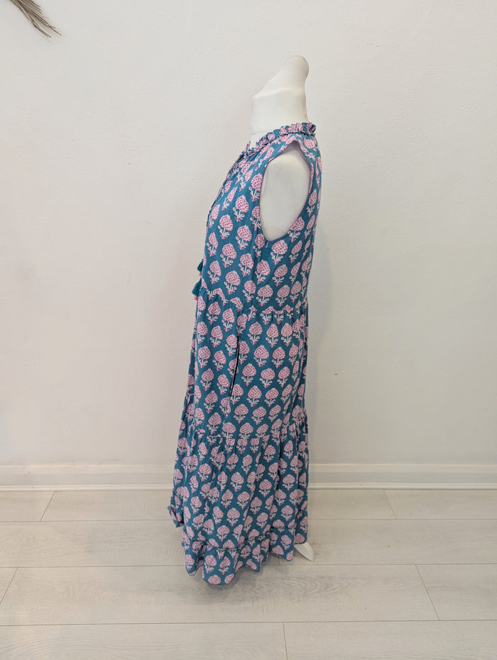 La Mandarine Teal & Pink Maxi S/M