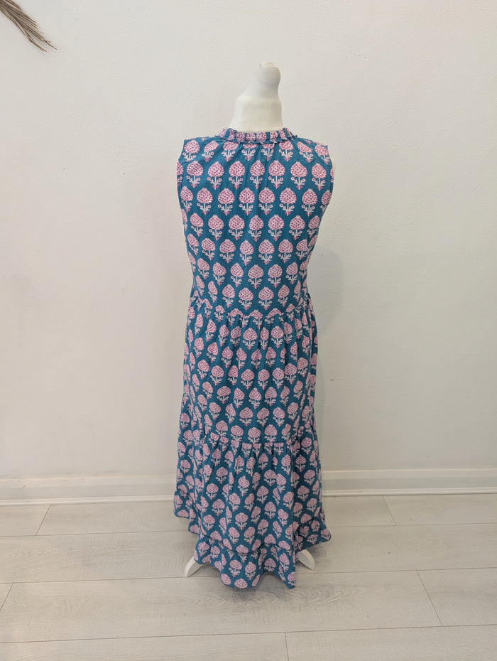La Mandarine Teal & Pink Maxi S/M