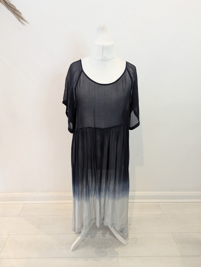 Label Lab black/Grey Sheer Maxi L