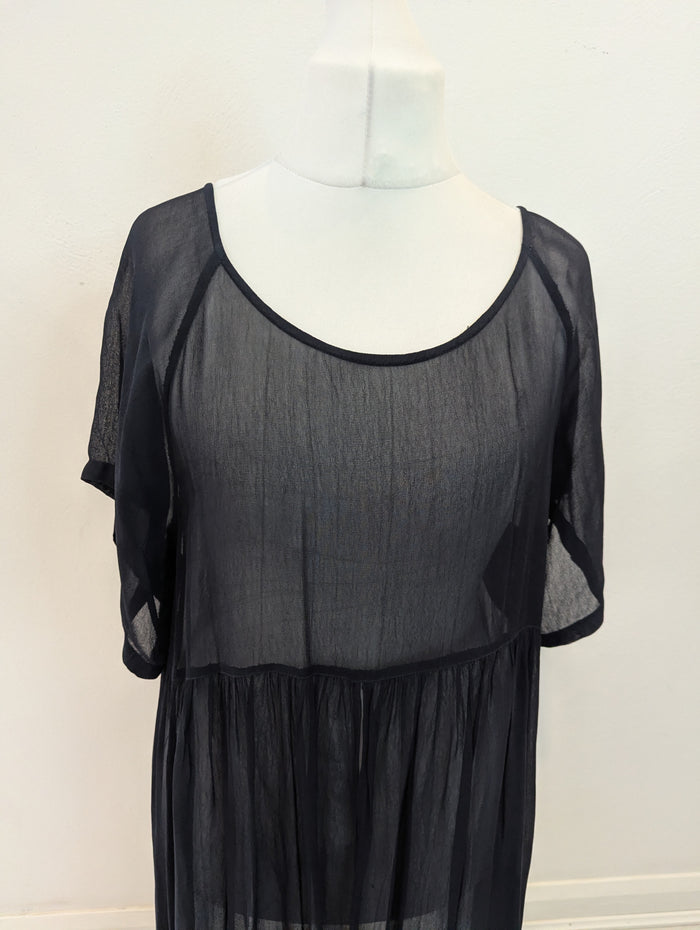 Label Lab black/Grey Sheer Maxi L