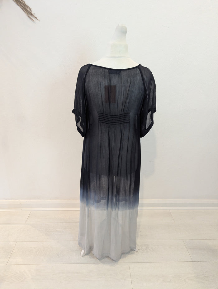 Label Lab black/Grey Sheer Maxi L
