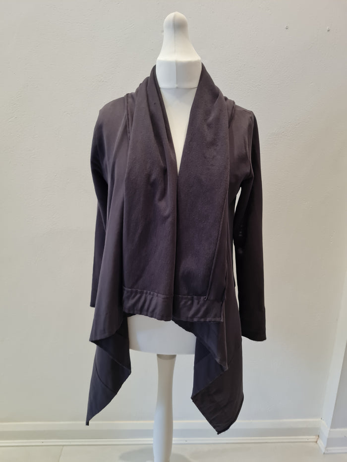 Label Lab Grey Waterfall Jacket Size 12