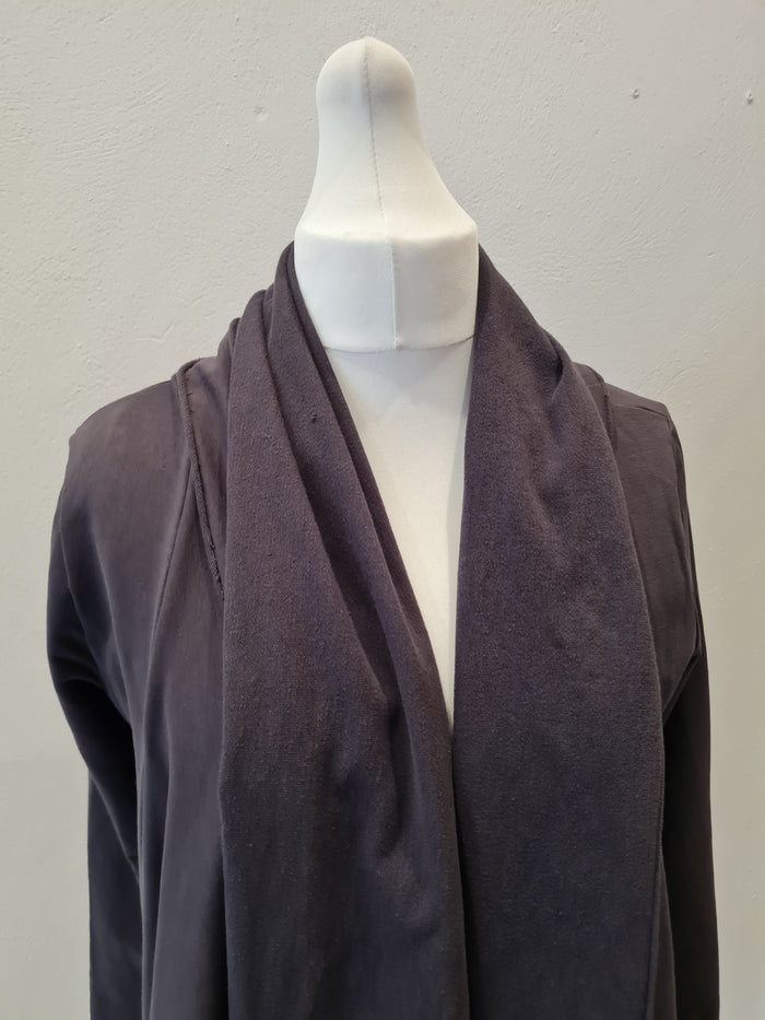 Label Lab Grey Waterfall Jacket Size 12