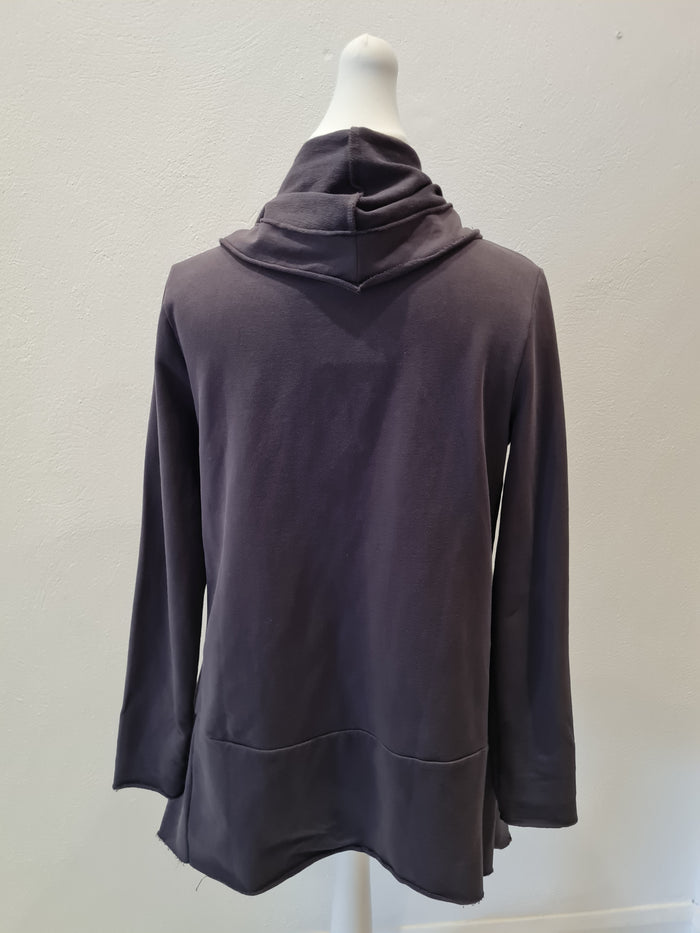 Label Lab Grey Waterfall Jacket Size 12