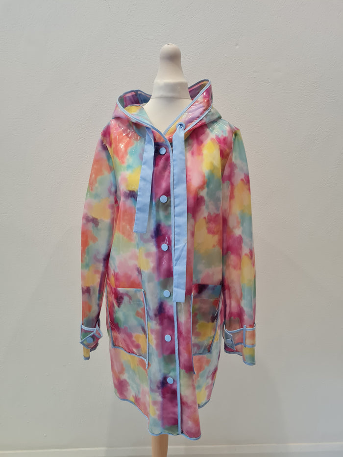 Laura Jo Plastic Rain Mac Size M