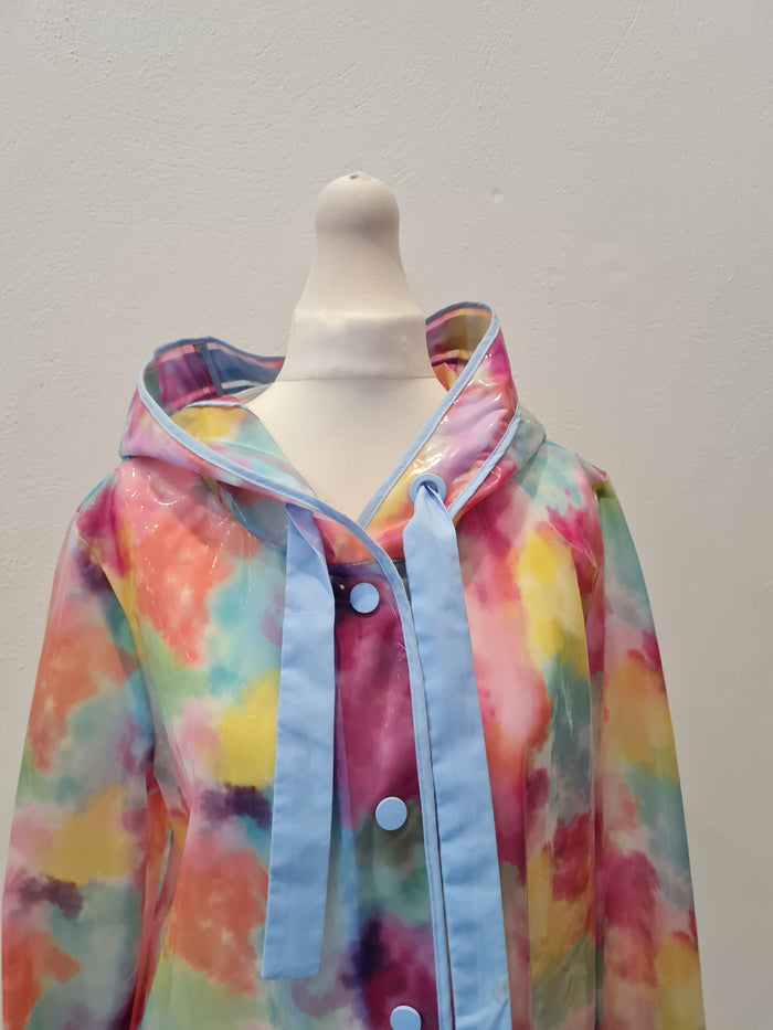 Laura Jo Plastic Rain Mac Size M
