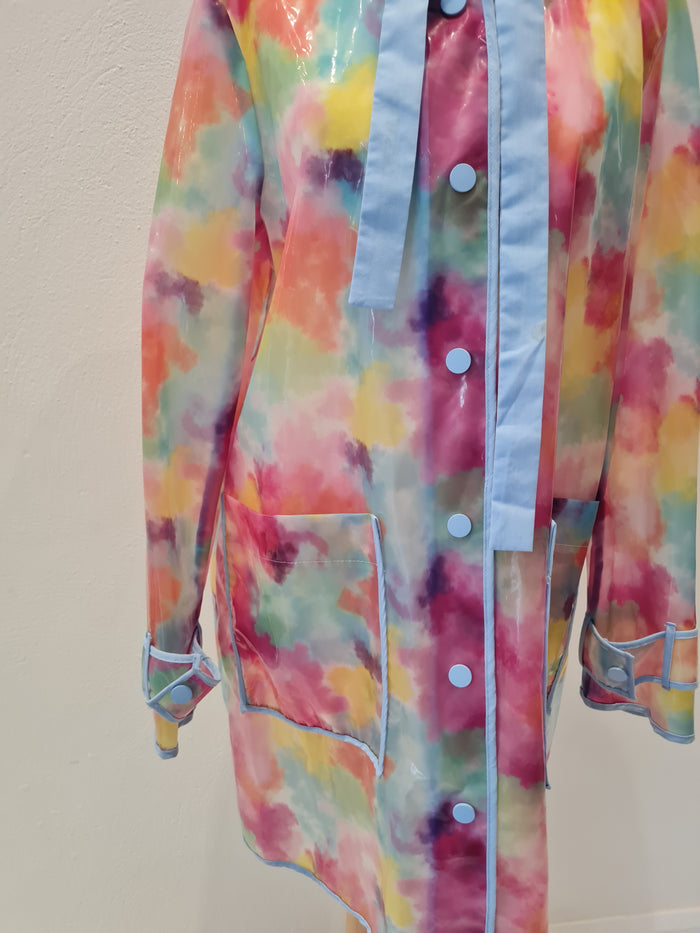 Laura Jo Plastic Rain Mac Size M
