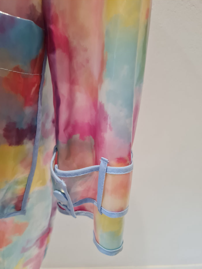 Laura Jo Plastic Rain Mac Size M