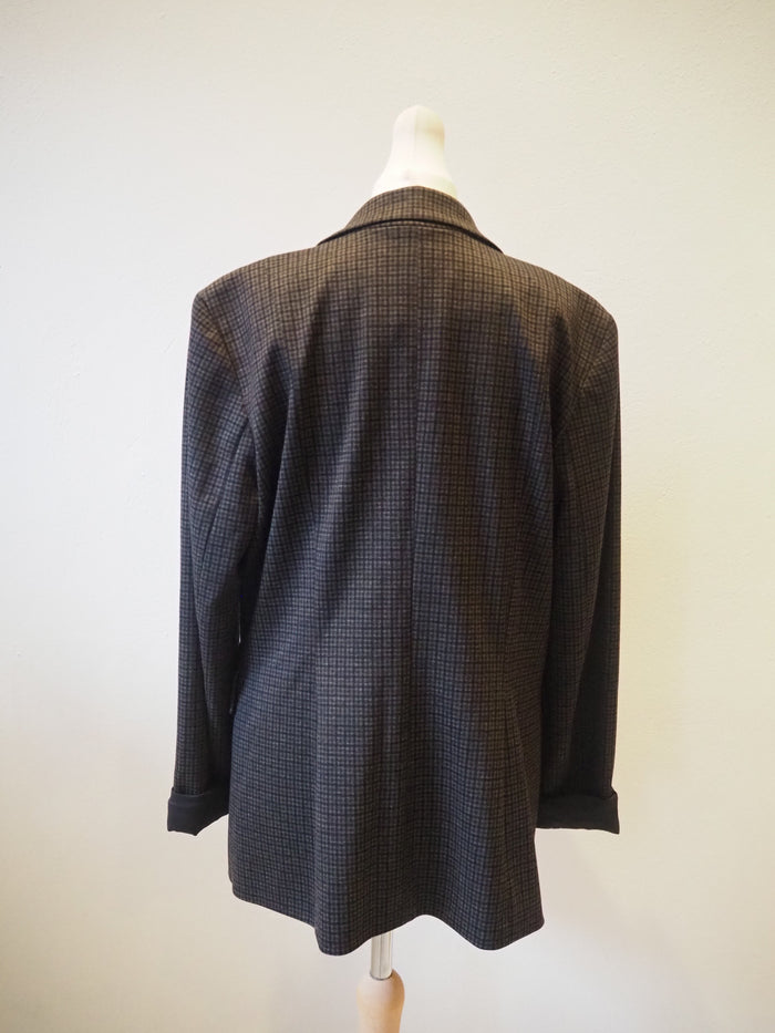 Le Chateau Check Blazer Medium