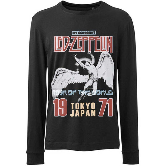 Led Zeppelin Long Sleeved T-Shirt - Japanese Tour '71 Icarus Rock Off