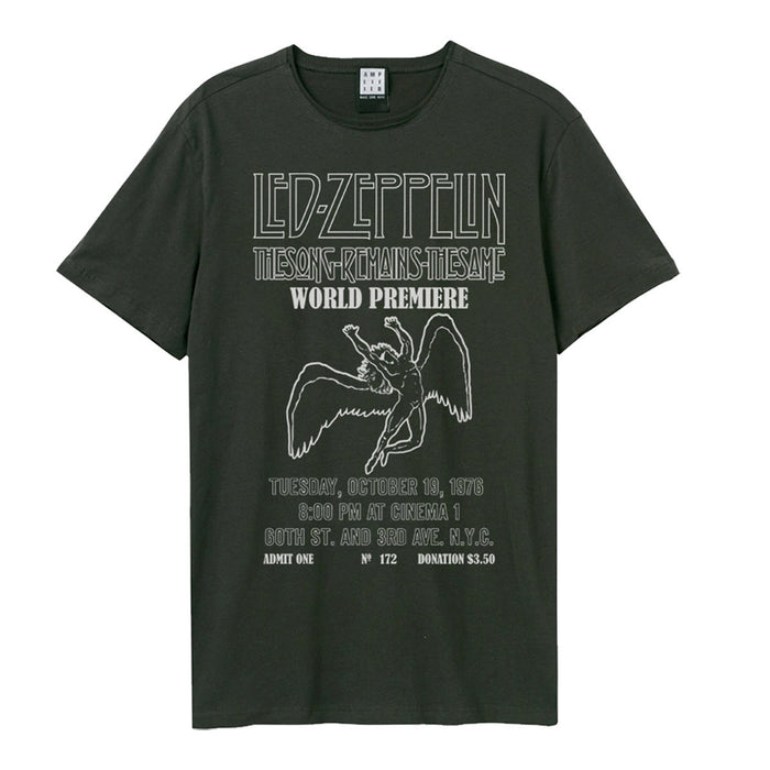 Led Zeppelin T-Shirt - The Song Remains the Same, Charcoal Amplified