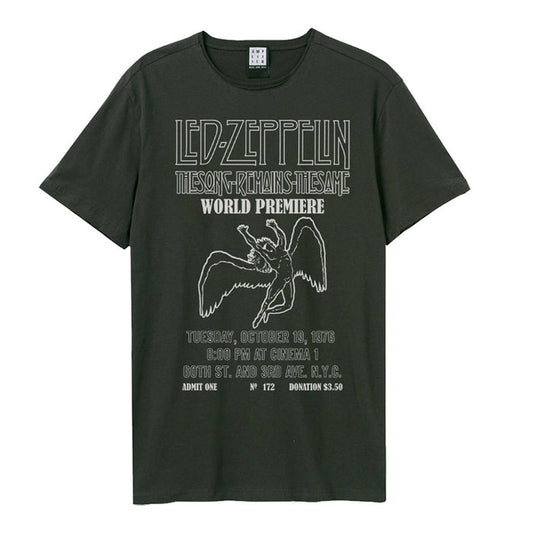 Led Zeppelin T-Shirt - The Song Remains the Same, Charcoal Amplified